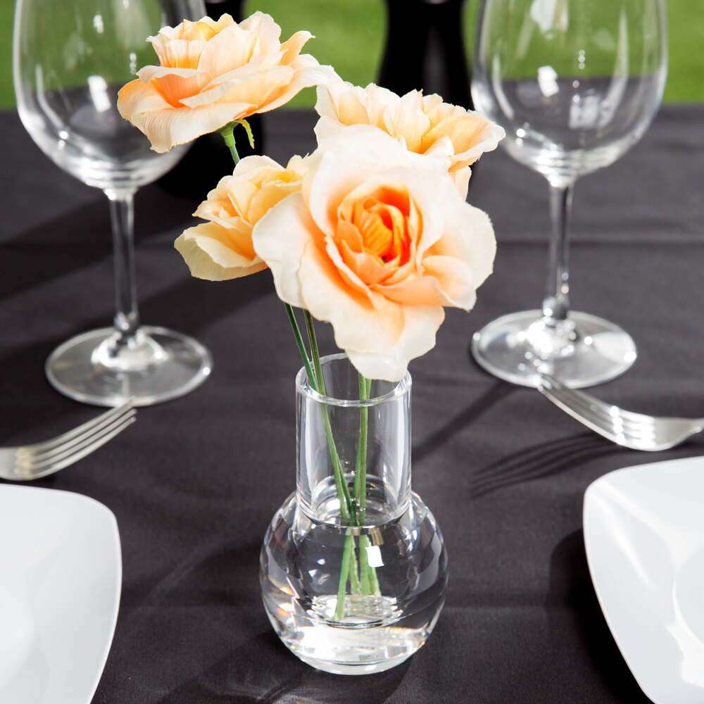 Carlisle 465007 4" Clear Acrylic Bud Vase