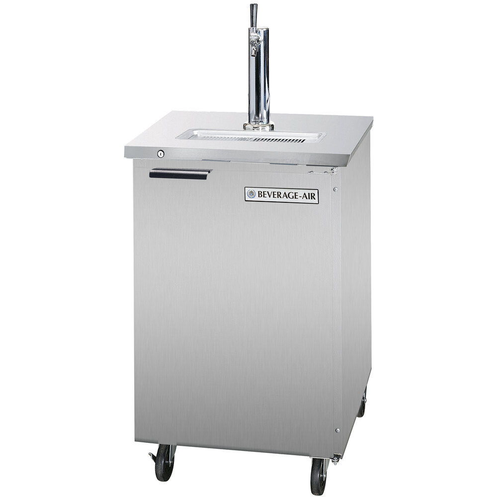 BeverageAir DD241S 24" Stainless Steel Beer Dispenser 1/2 Keg