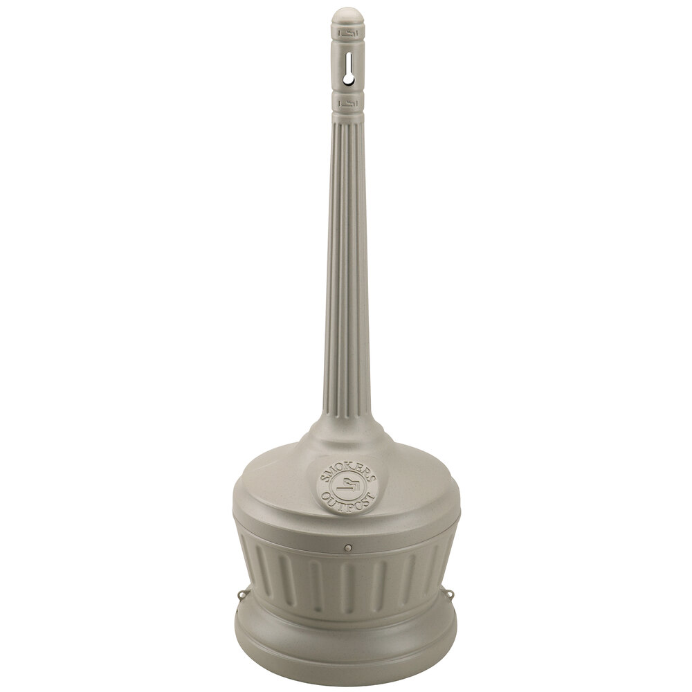 Commercial Zone 711302 Smokers' Outpost Standard 16 Qt. Beige Cigarette