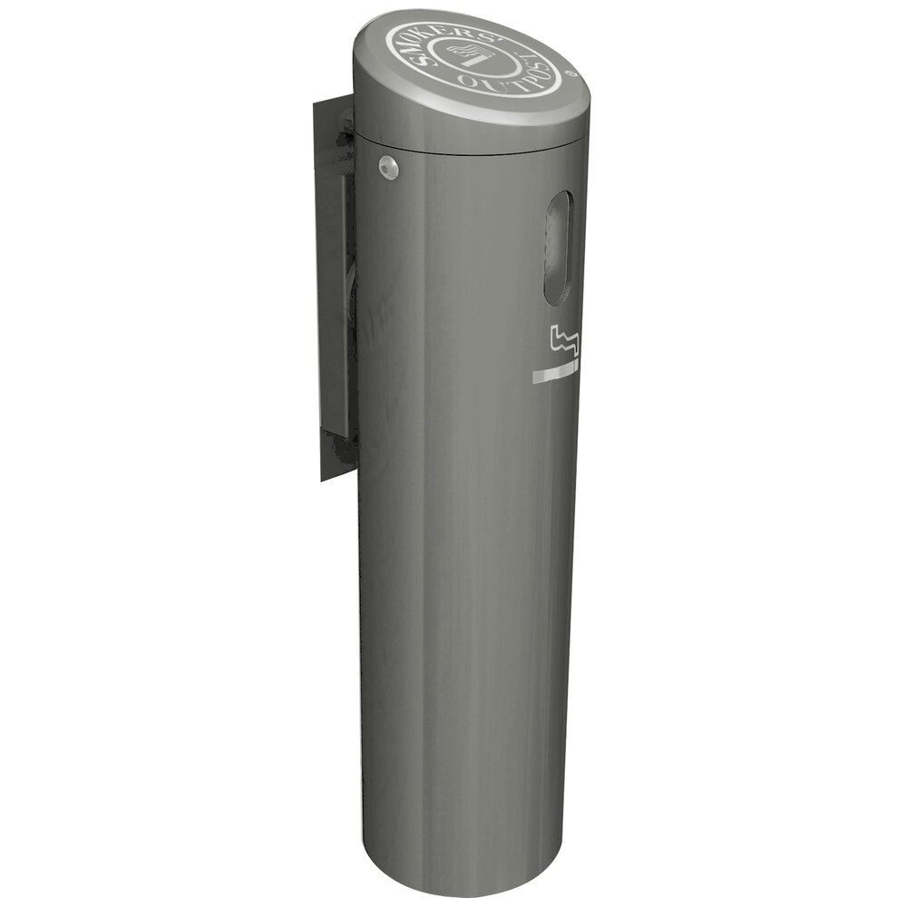 Commercial Zone 712107 Smokers' Outpost Silver WallMounted Cigarette