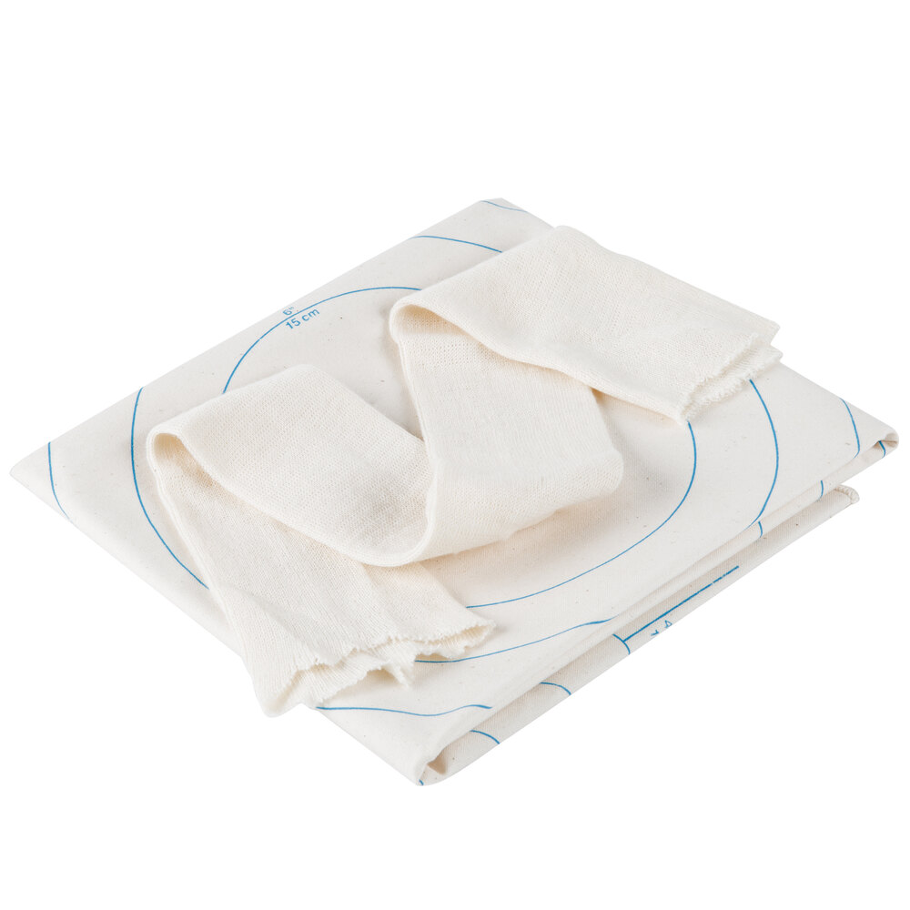 Ateco 691 25" x 20" Canvas Pastry Cloth with SilkScreened Measurements