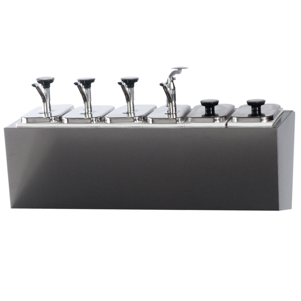 BeverageAir 00C08021A 6 Jar Topping Rail