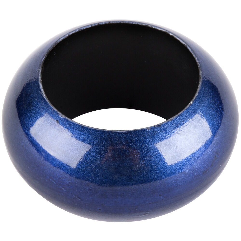 Royal Blue 2 3/8" Round Acrylic Napkin Ring