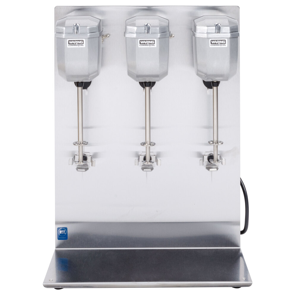 Waring DMC201DCA 2 Speed Triple Head Drink Mixer 120V