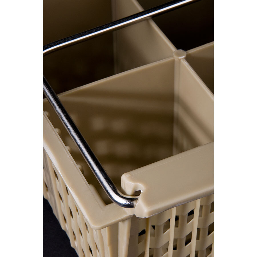 8 Compartment Flatware Rack with Handle