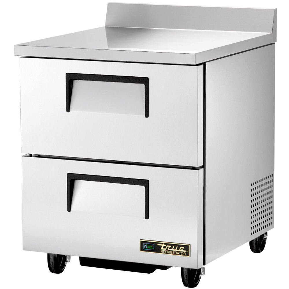 True TWT27D2 27" Deep Work Top Refrigerator with Two Drawers