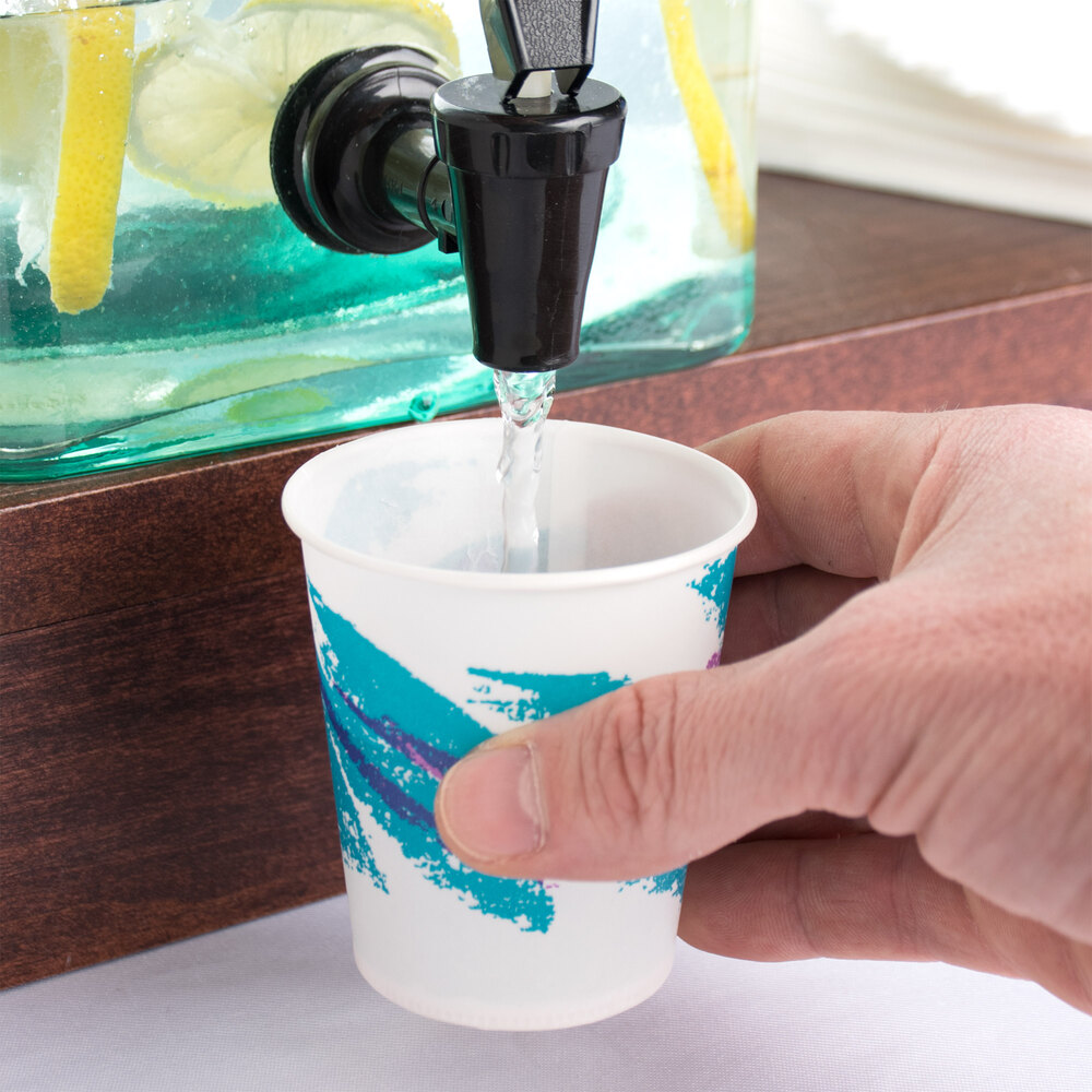 Dart Solo R5300055 Jazz 5 oz. Wax Treated Paper Cold Cup 100/Pack