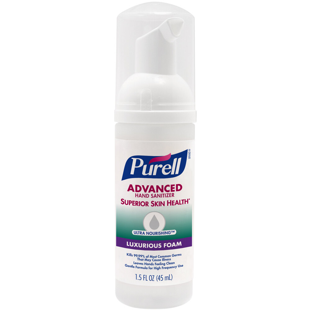 Purell® 569924 Advanced 45 mL Foaming Ultra Nourishing Hand Sanitizer