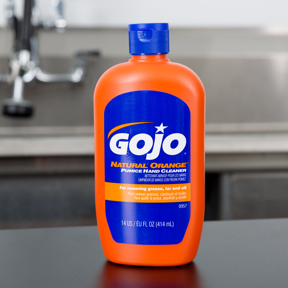 GOJO® 095712 14 oz. Natural Orange Pumice Hand Cleaner 12/Case