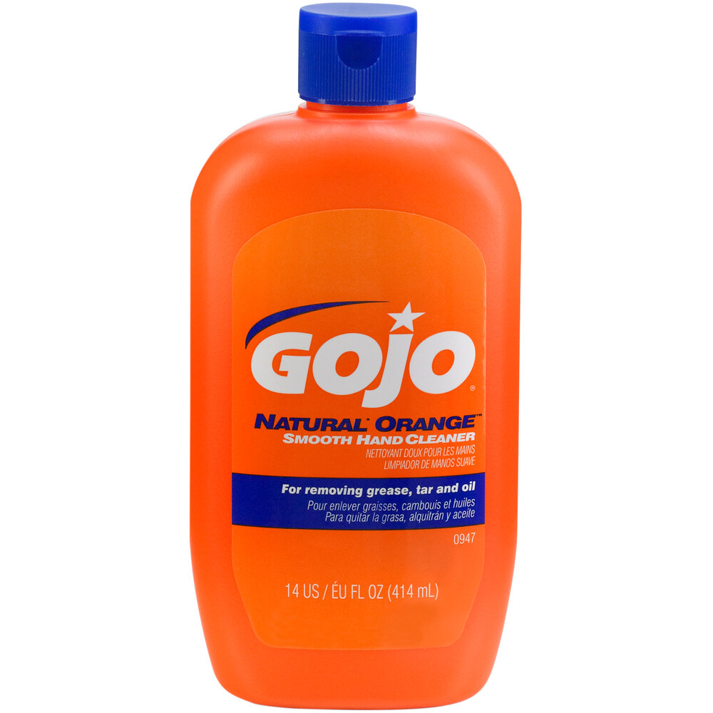 GOJO® 094712 14 oz. Natural Orange Smooth Hand Cleaner 12/Case