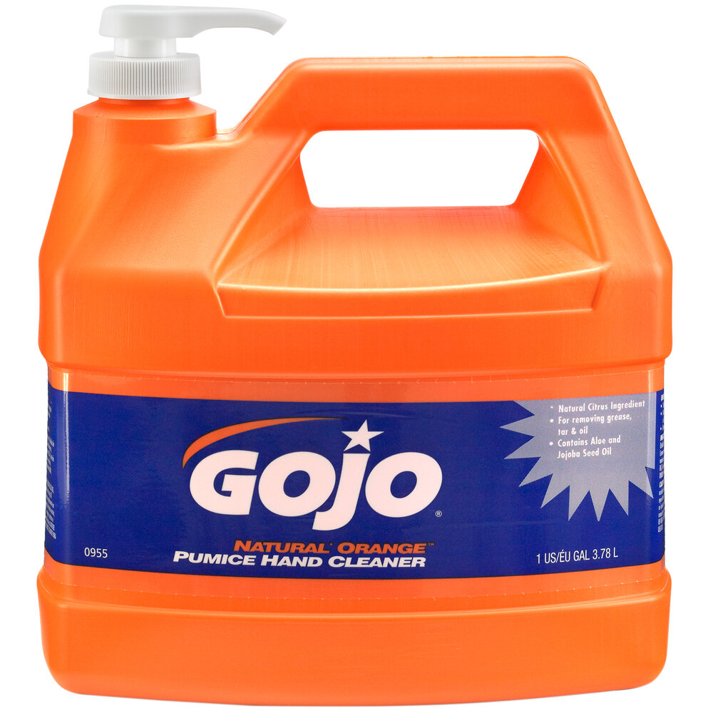 GOJO® 095502 1 Gallon Natural Orange Pumice Hand Cleaner 2 / Case