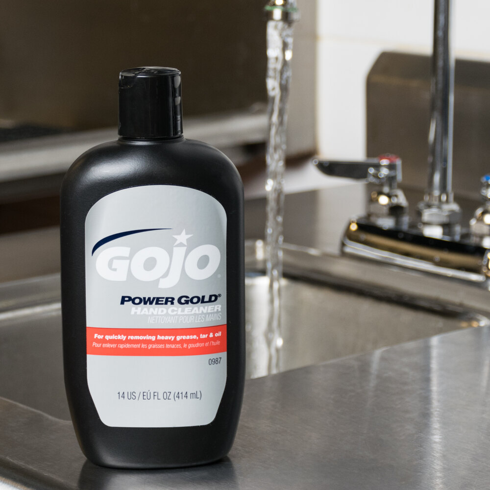 GOJO® 098712 12 oz. Power Gold Hand Cleaner 12/Case
