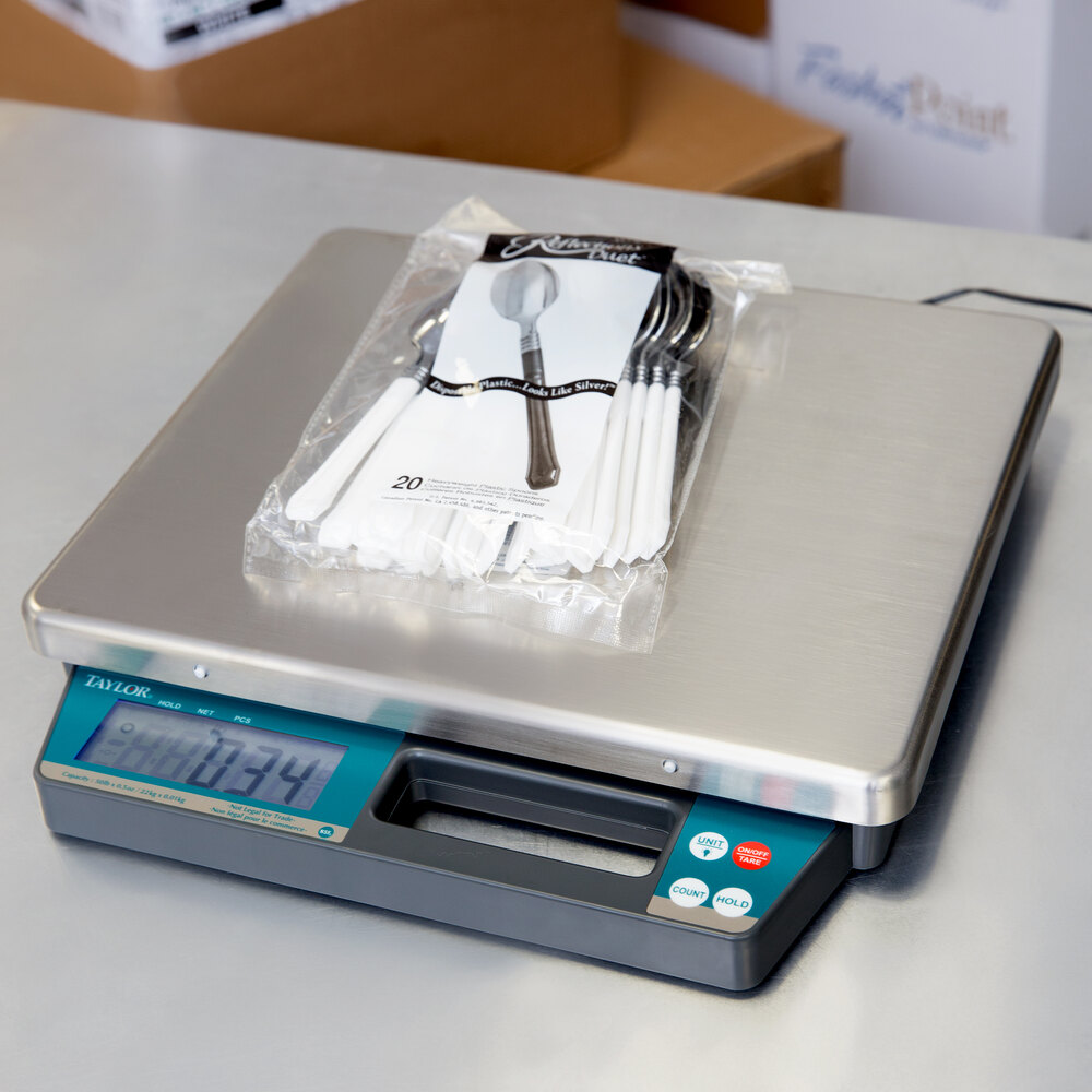 Taylor TE50 50 lb. Digital Portion Control Scale