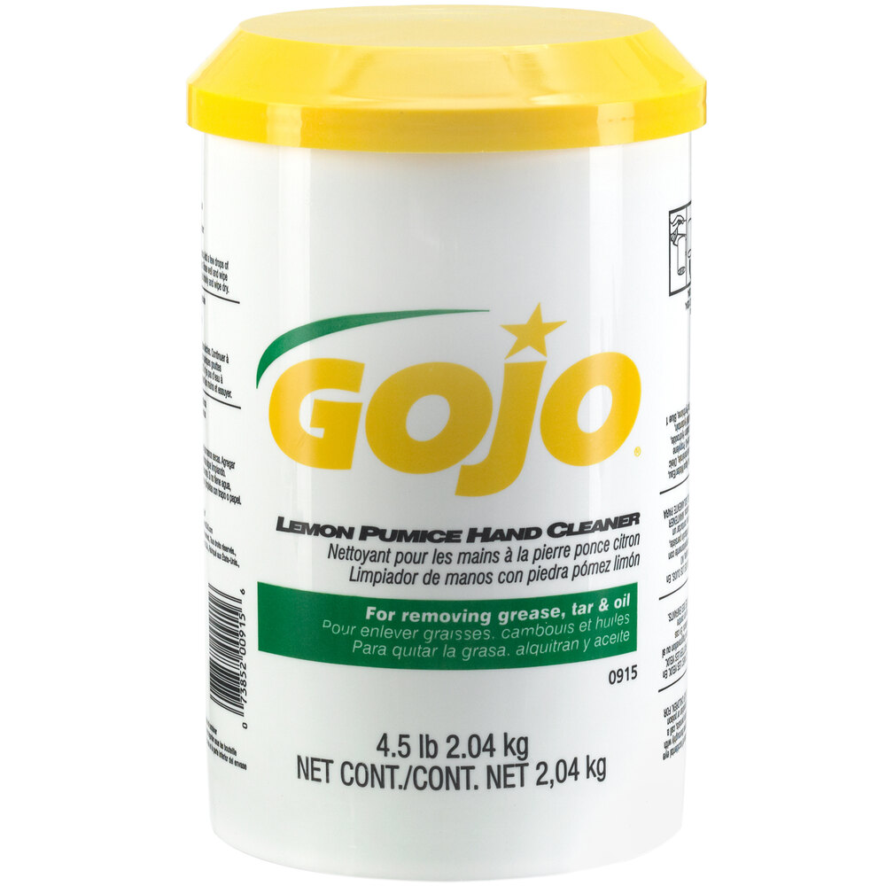 GOJO® 091506 4.5 lb. Lemon Pumice Hand Cleaner 6 / Case