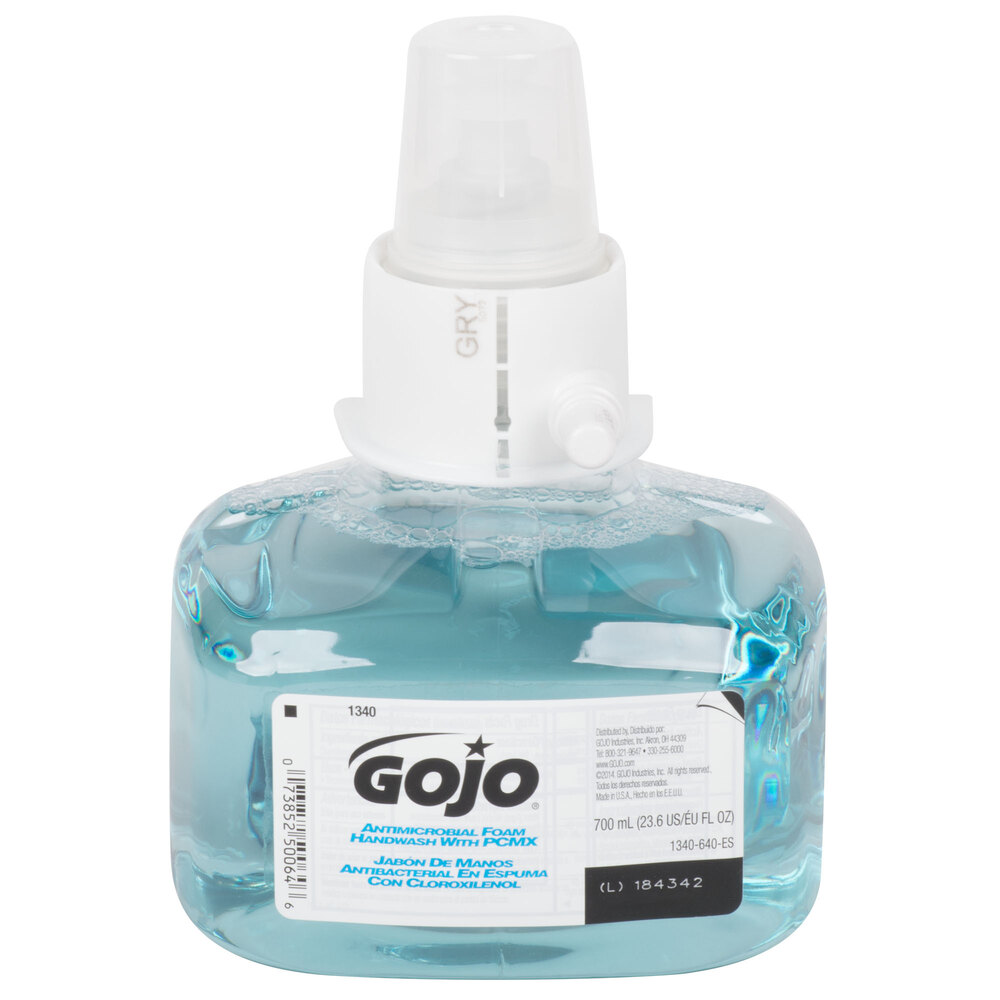 GOJO® 134003 LTX 700 mL Foaming Antimicrobial Hand Soap with PCMX 3/Case