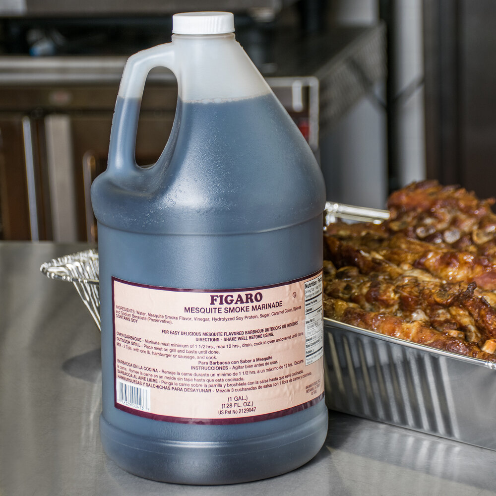 Figaro 1 Gallon Mesquite Liquid Smoke and Marinade
