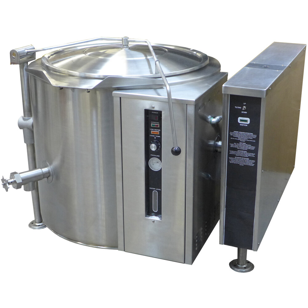 Blodgett KLT40G Natural Gas 40 Gallon Tilting QuadLeg Gas Steam