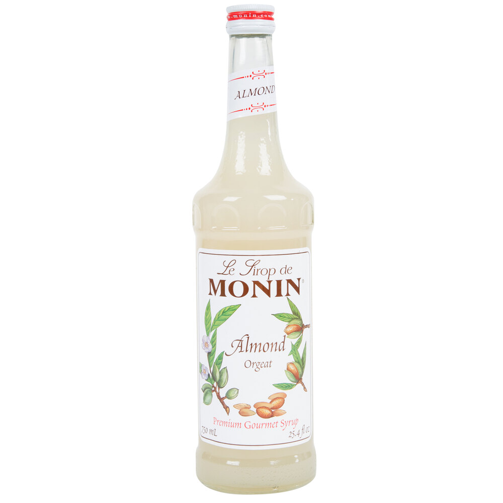 Monin 750 mL Premium Almond Flavoring Syrup