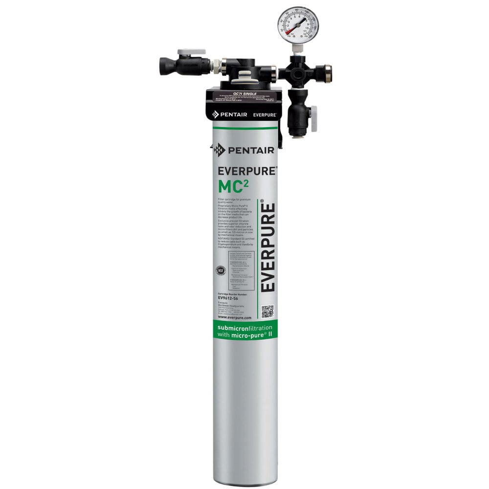Everpure EV927501 QC71 Single MC2 Filtration System .5 Micron and 1.