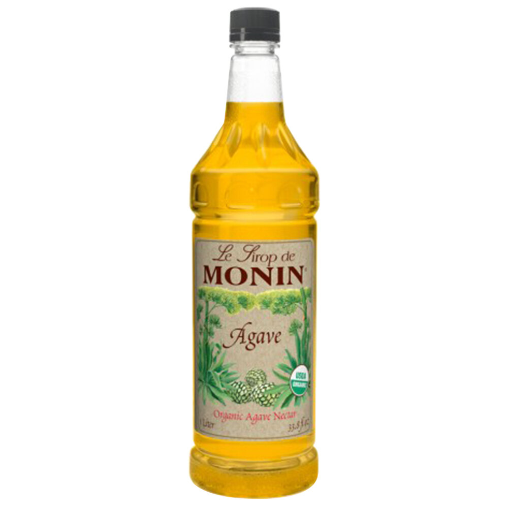 Monin 750 mL Organic Agave Nectar Flavoring Syrup