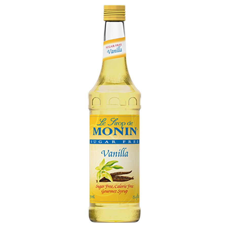 Monin 750 mL Sugar Free Vanilla Flavoring Syrup