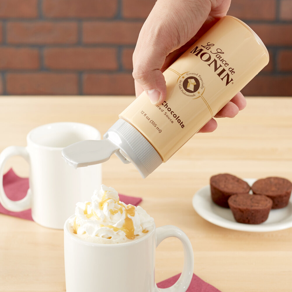 Monin 12 oz. White Chocolate Flavoring Sauce