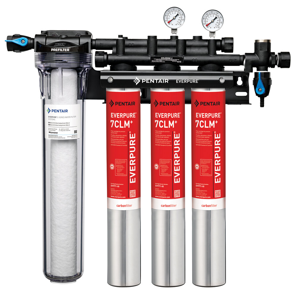 Everpure EV977123 Coldrink 37CLM+ Water Filtration System with Pre