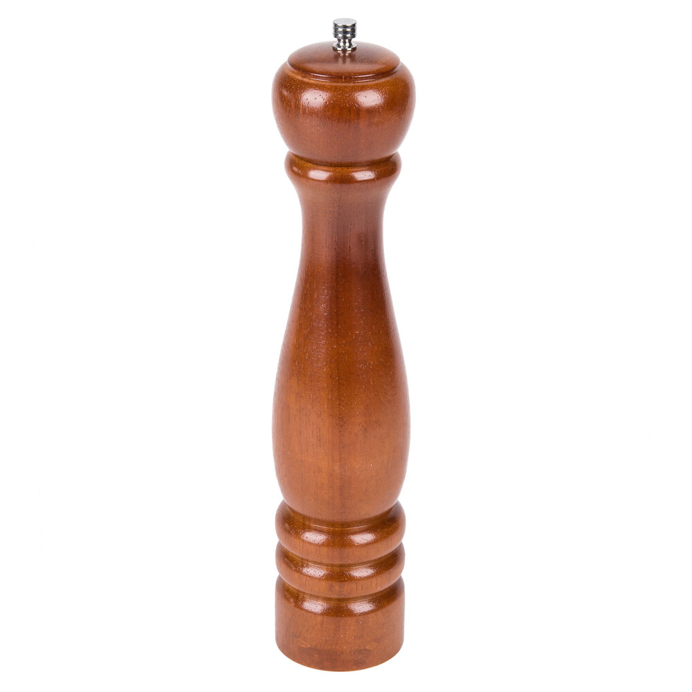 12" Tall Wooden Pepper Mill