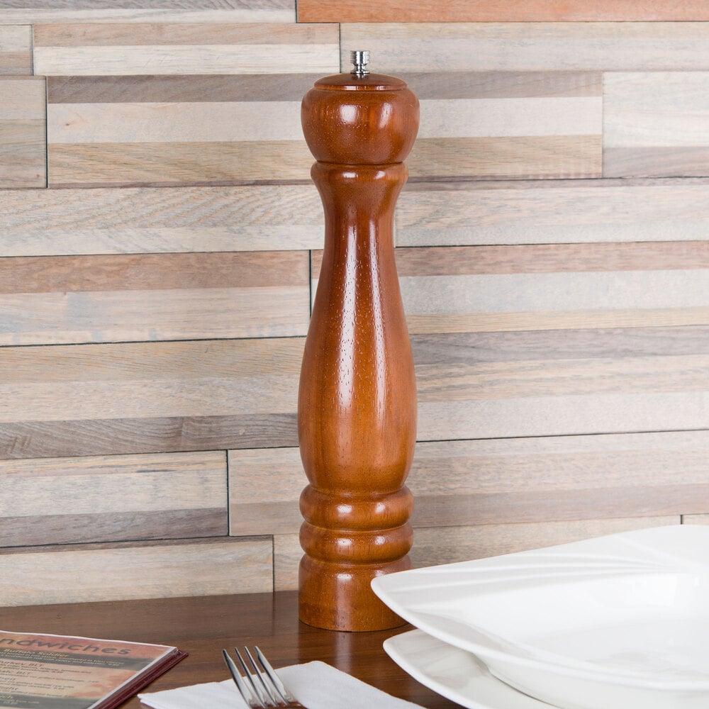 12" Tall Wooden Pepper Mill