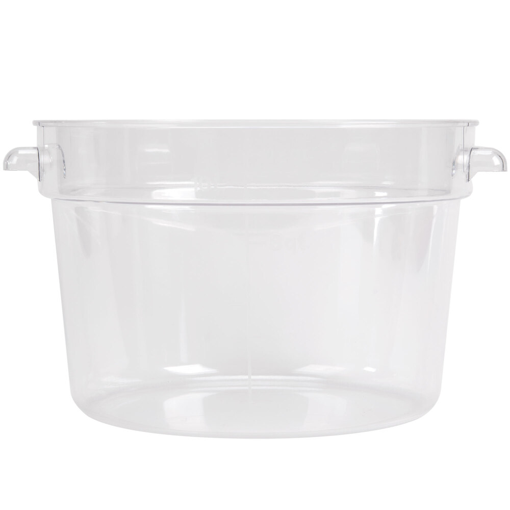 12 Qt. Clear Round Food Storage Container