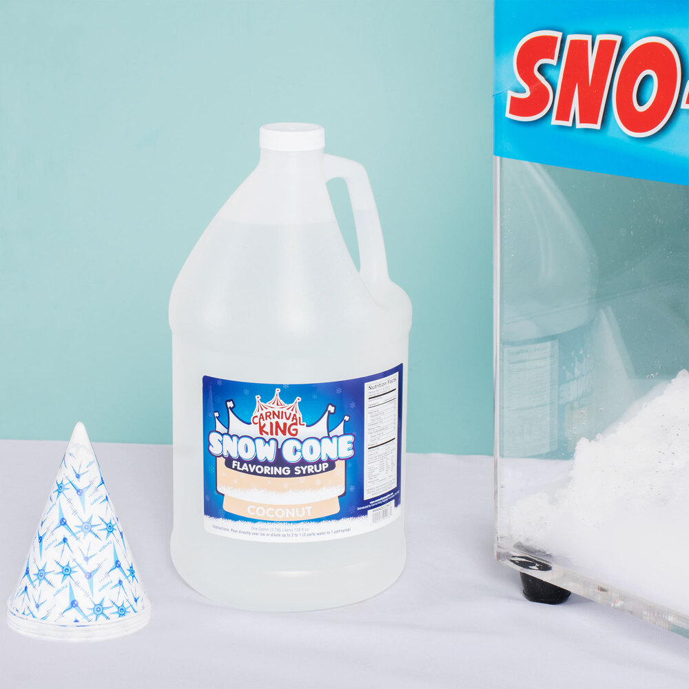 Carnival King 1 Gallon Coconut Snow Cone Syrup