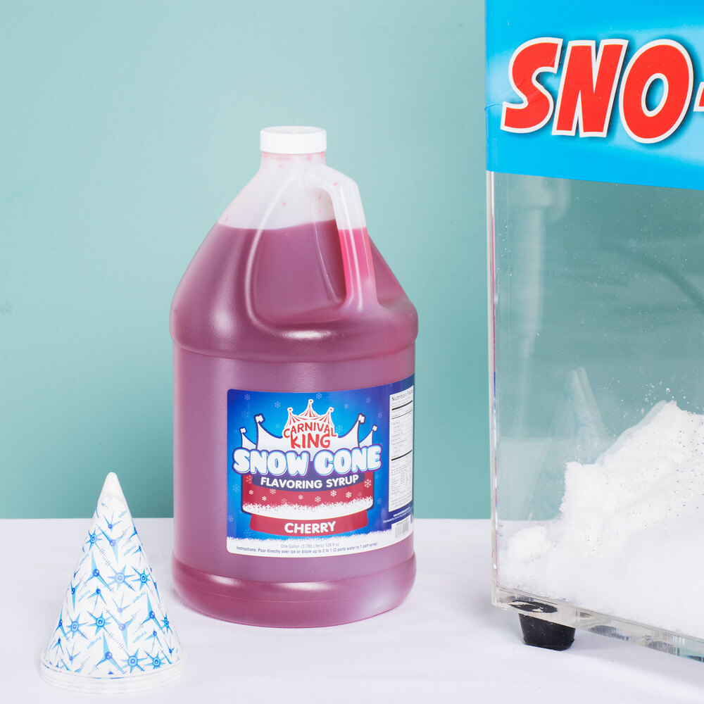 Carnival King 1 Gallon Cherry Snow Cone Syrup