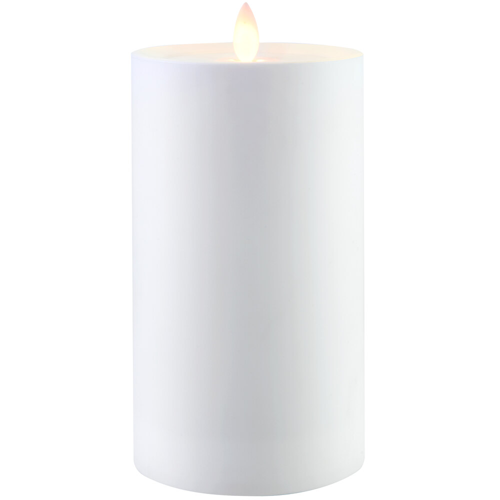 Sterno Products 60164 Mirage 7" White AllWeather Programmable