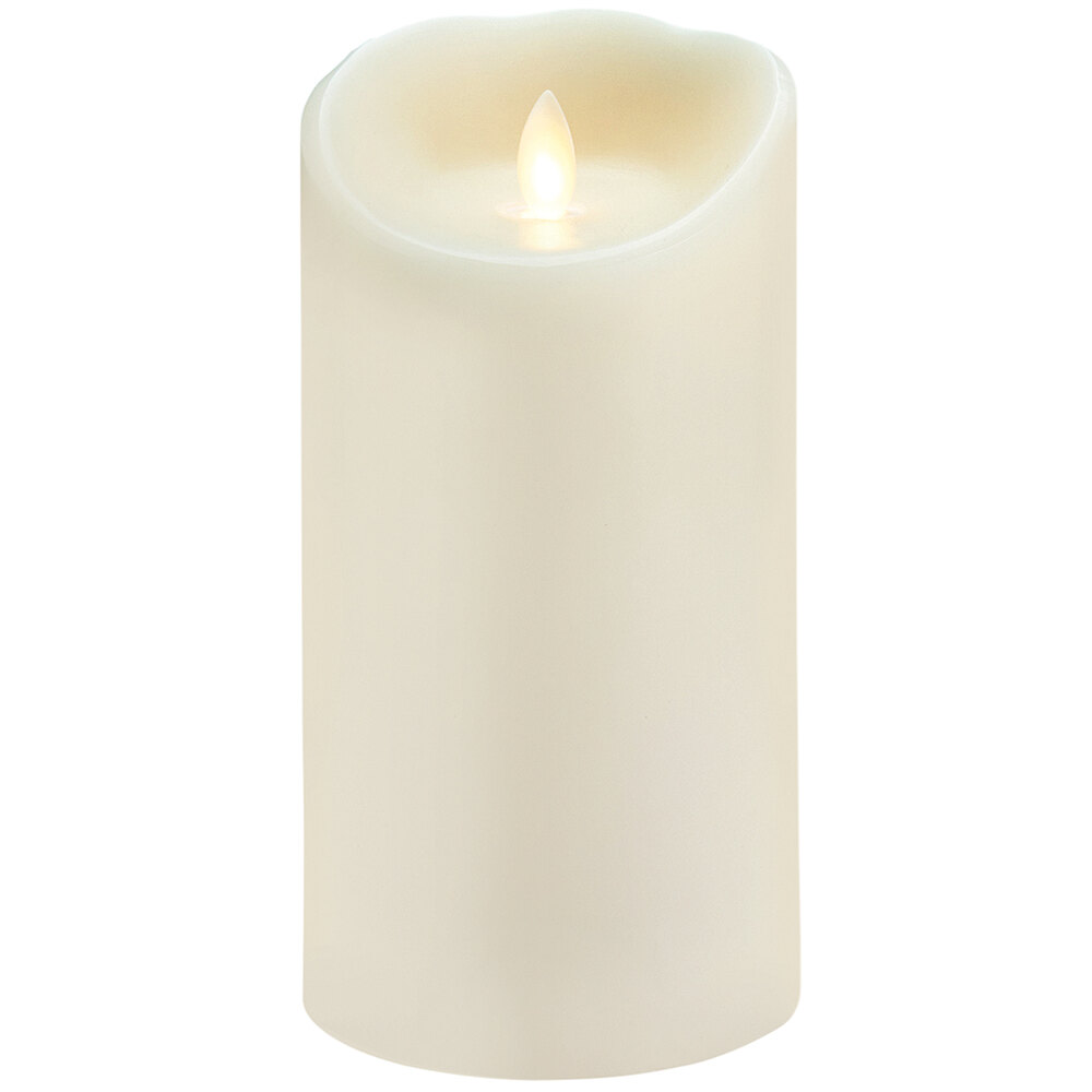 Sterno Products 60152 Mirage 7 1/2" Cream Programmable Flameless