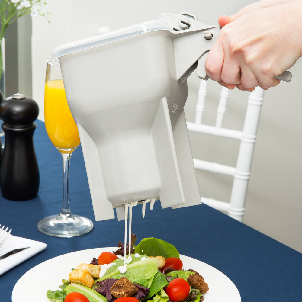 Vollrath 280031 Traex Sauce Boss 48 oz. Sauce Dispenser with Legs