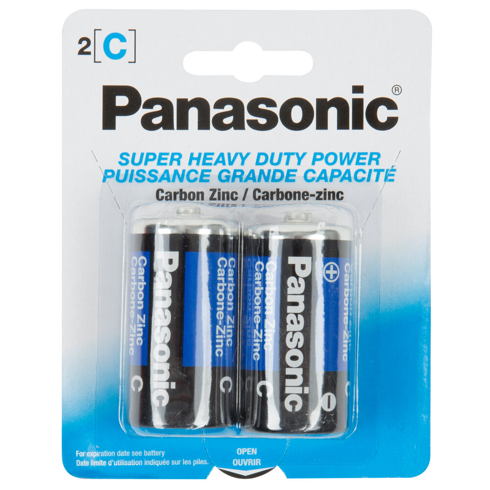 Panasonic Size C Super Heavy Duty Battery 2/Pack