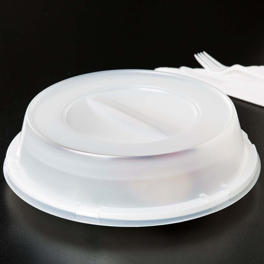 Dart Solo 9CRTF Translucent Dome Lid for Foam Plates 125/Pack