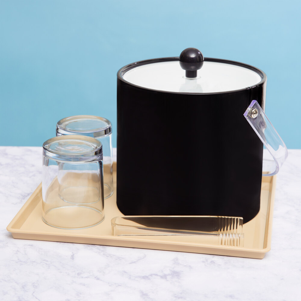 Rectangle Hotel Tray 10" x 12" Beige 24/Case