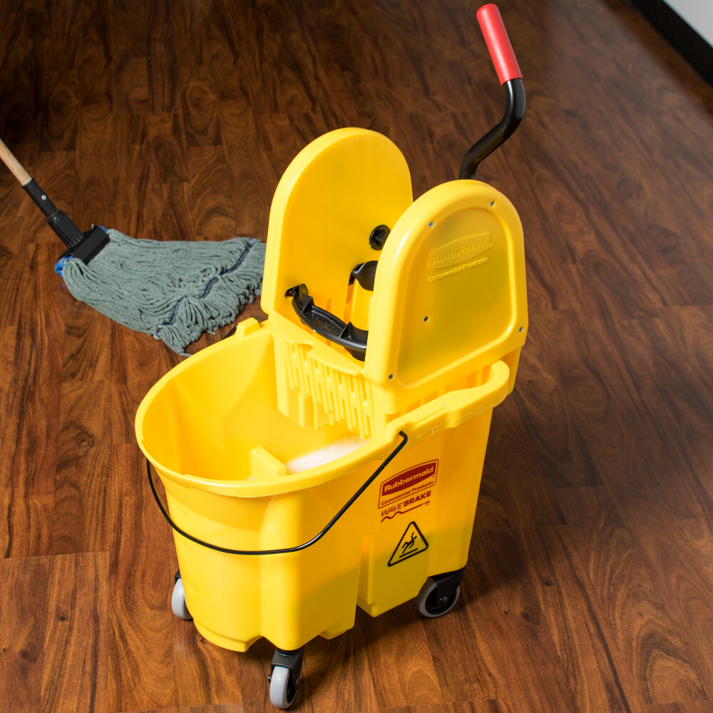 rubbermaid downpress mop bucket