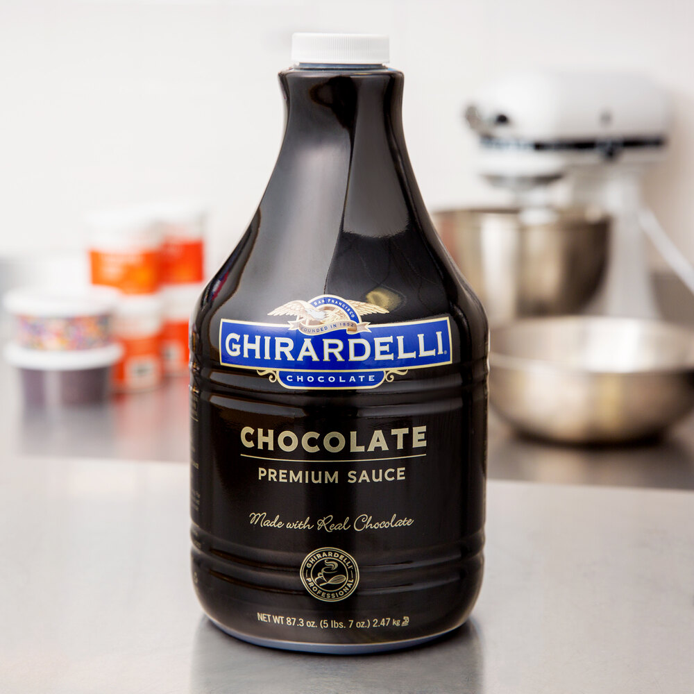 Ghirardelli 64 oz. Black Label Chocolate Flavoring Sauce