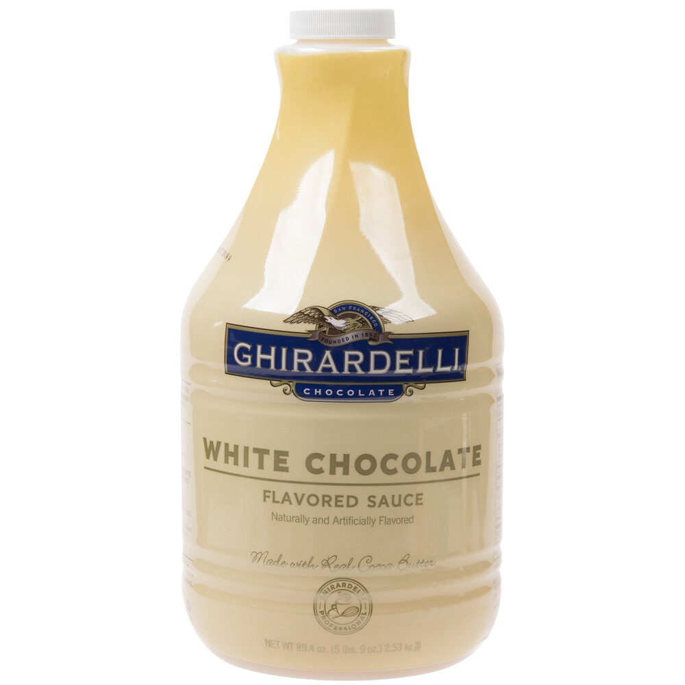 Ghirardelli 64 oz. White Chocolate Flavoring Sauce