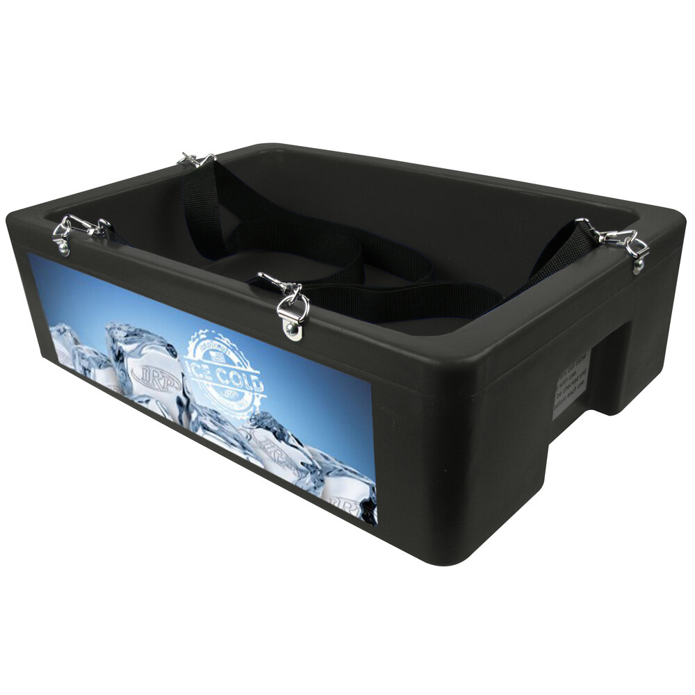 Black Multi Purpose Hawker Beverage Merchandiser with Harness