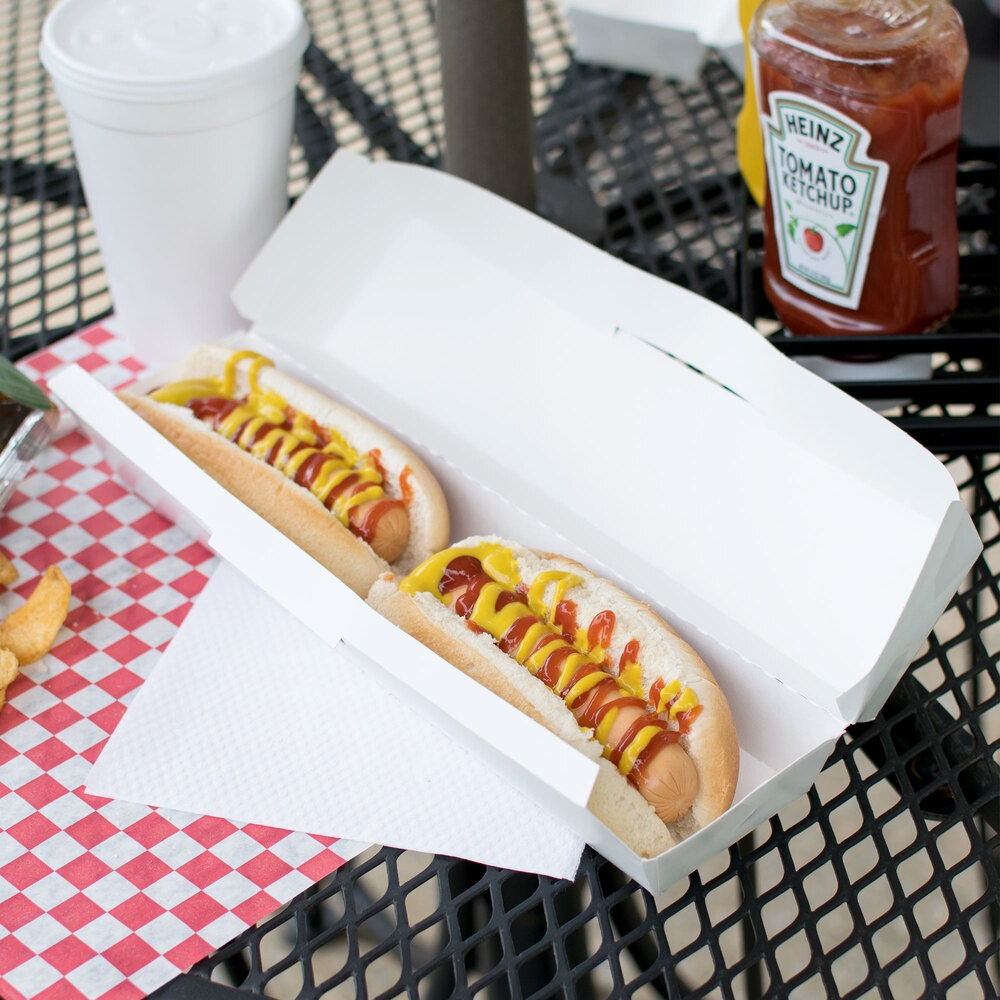 Southern Champion 717 11 7/16" x 2 3/8" x 2 1/4" White Footlong Paper