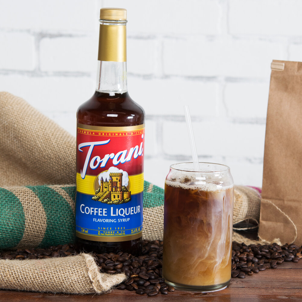 Torani 750 mL Coffee Liqueur Flavoring Syrup