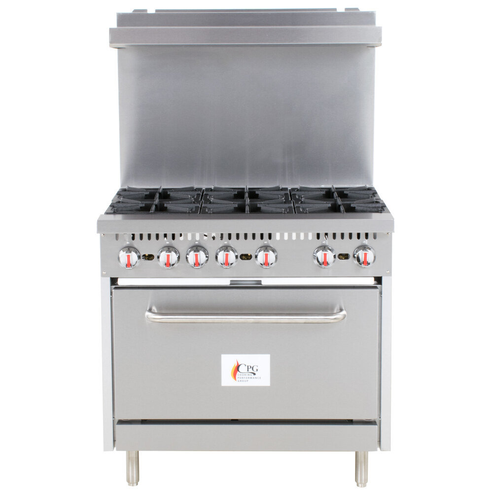 Cooking Performance Group S36L Liquid Propane 6 Burner 36" Range with