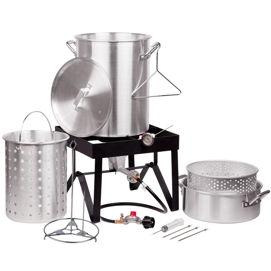 Turkey Fryer Kit Backyard Pro 30 Quart Deluxe Turkey Fryer Kit