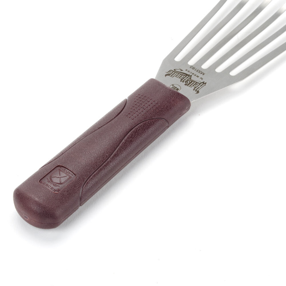 Mercer M33183 Hell's Handle High Heat 6" x 3" Fish / Egg Turner / Spatula