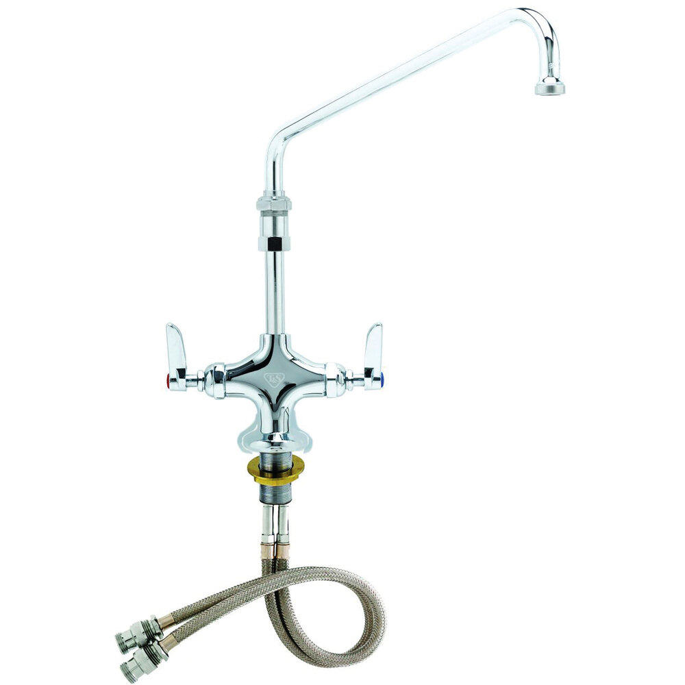 Vulcan DBLTS 12NZL Deck Mounted Single Hole Pantry Faucet with Flex