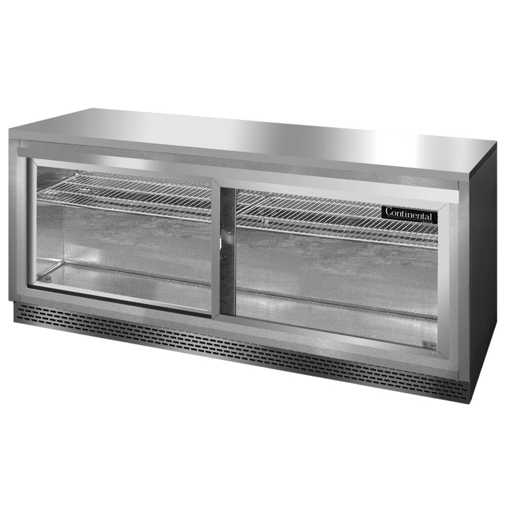 Continental Refrigerator UC72SGD 72" Low Profile Front Breathing