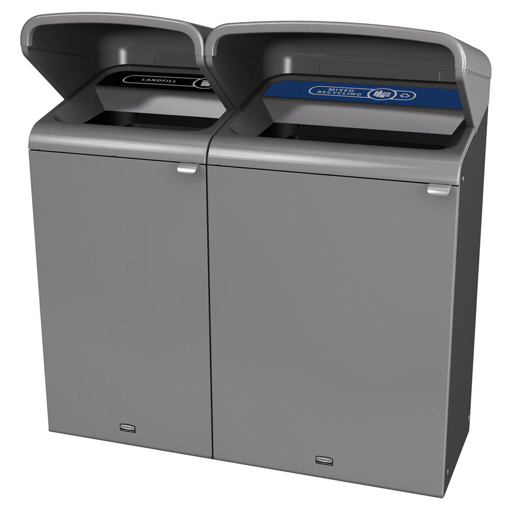 Rubbermaid 1961805 Configure 56 Gallon Stenni Gray 2 Rubbermaid 1961805 Configure 56 Gallon Stenni Gray 2